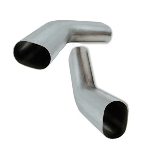 automobile stainless steel oval tube 3 " 45D 90D straight mandrel